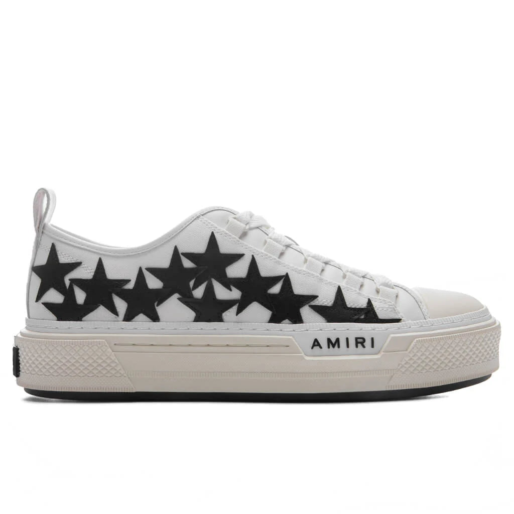 Stars Court Low White Black