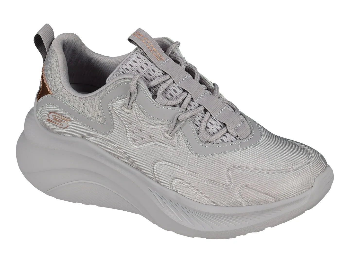 Tenis Skechers BOBS Chaos HI Lavanda para Mujer