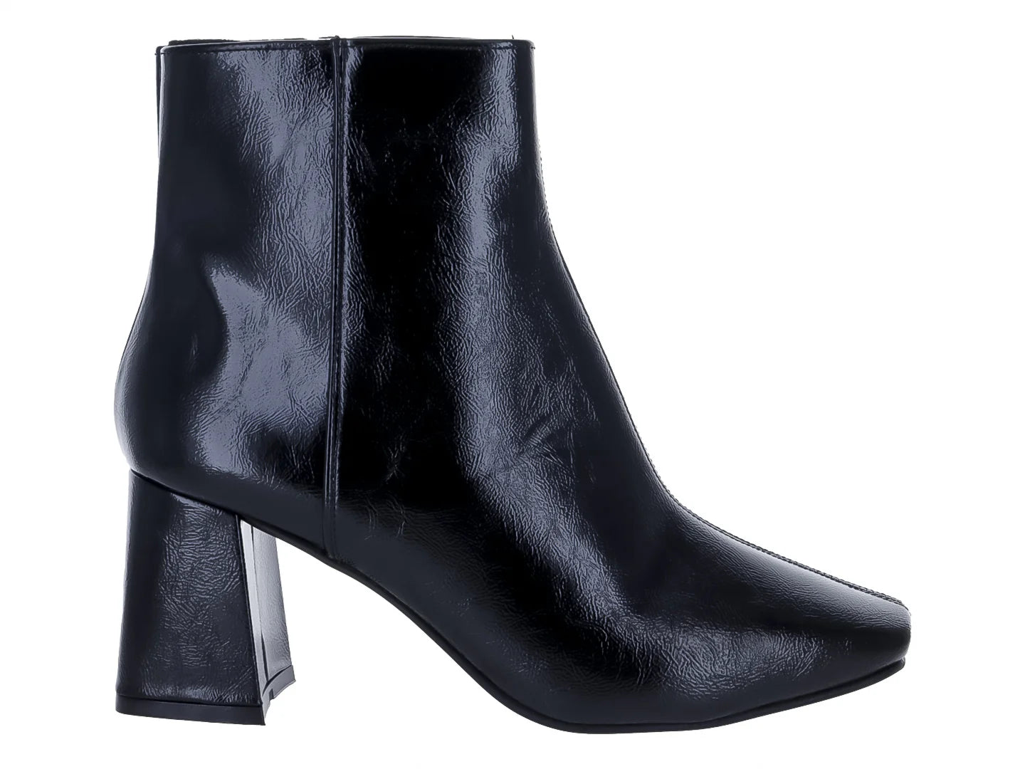 Botines Lady Paulina de Charol Negro para Mujer