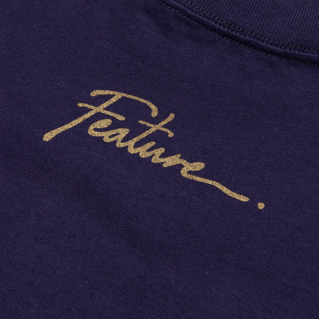 Feature x Wynn Plaza Tee Astral Aura Blue