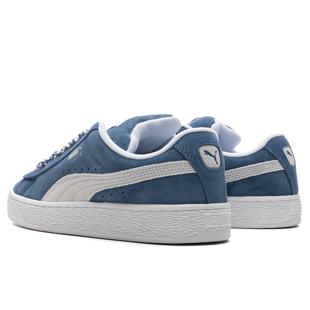 Womens Suede XL Lace Blue