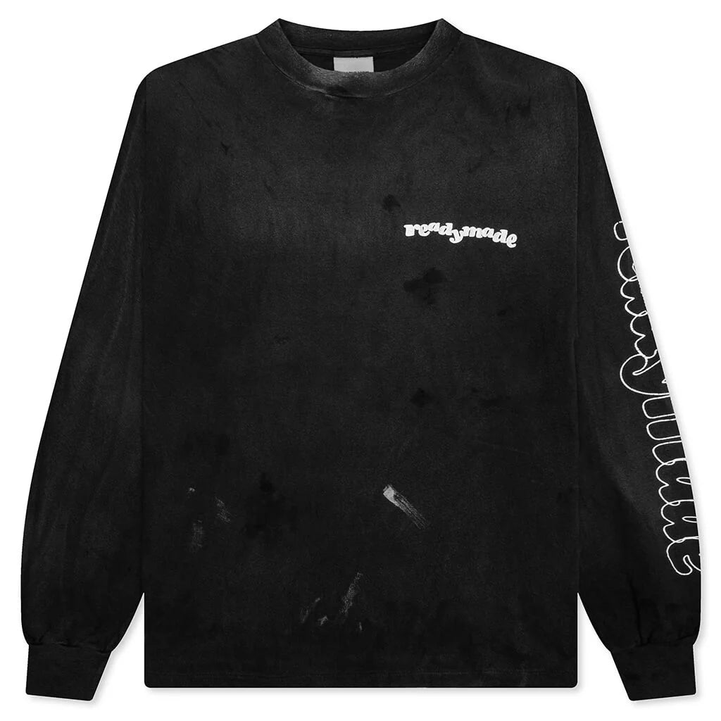 L S T Shirt Destruction Black