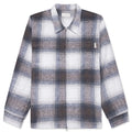 Wordmark Zip Shirt Slate