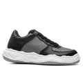 Wayne Low OG Sole Leather Sneaker Black Grey
