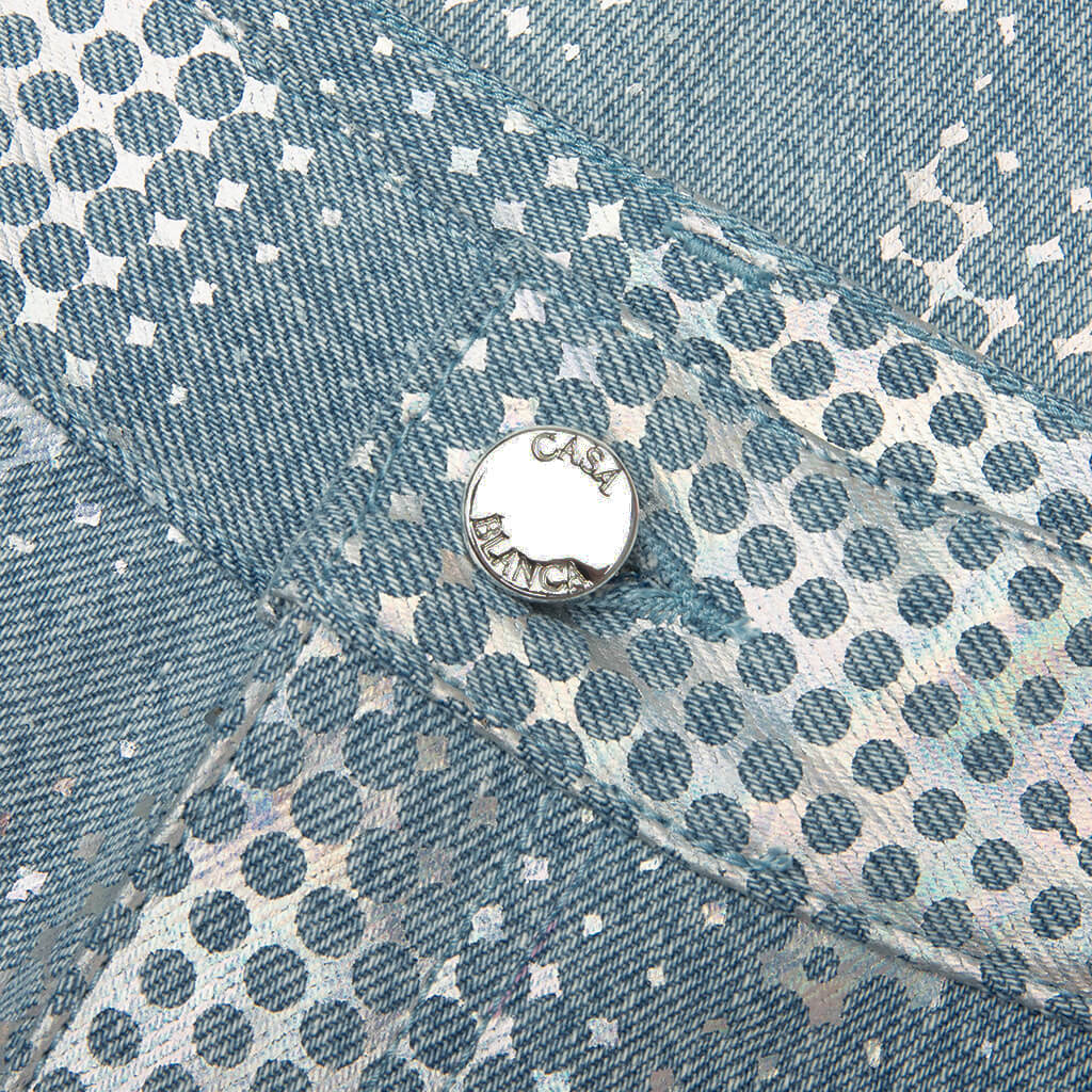 Pearlescent Monogram Baggy Jeans Pearlescent