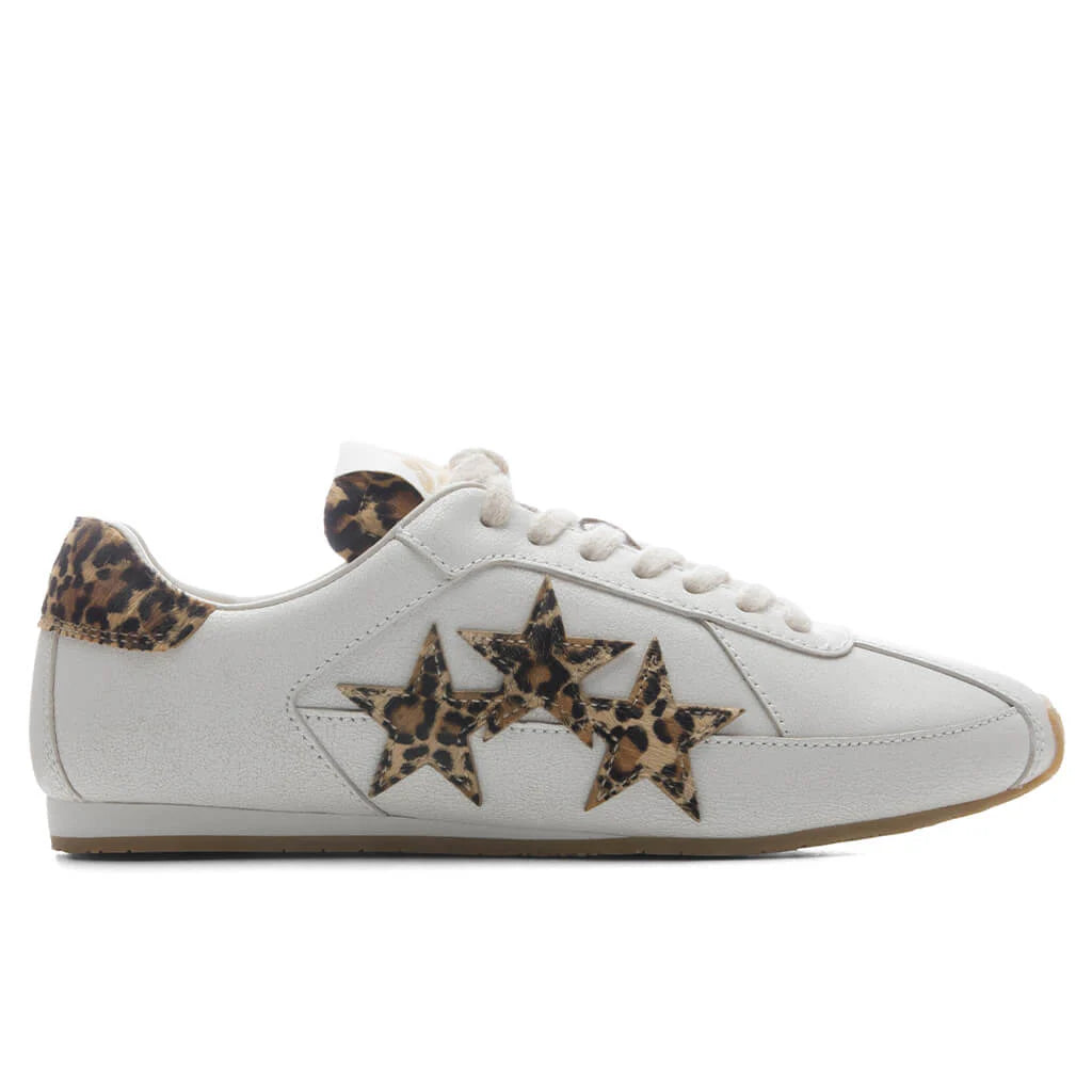 Womens Leopard Pacific Flat Alabaster