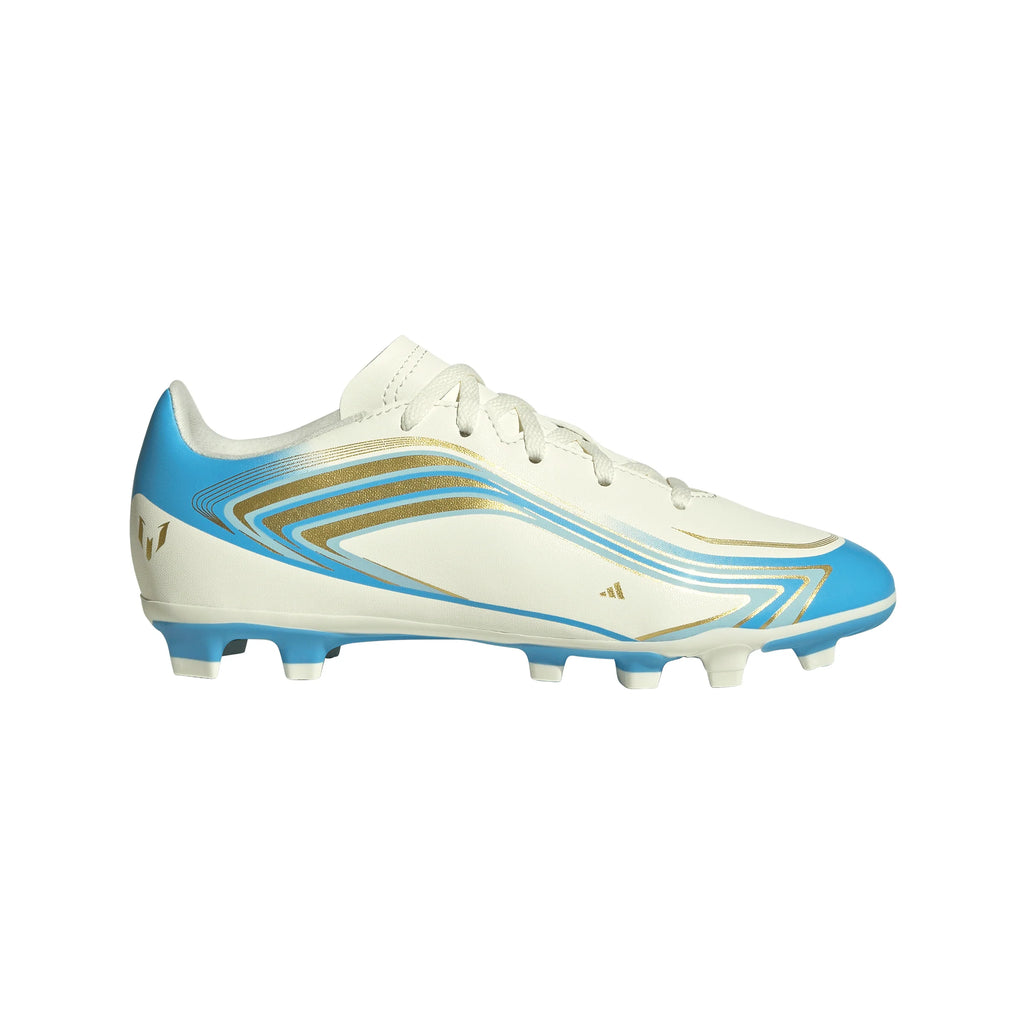 adidas F50 Messi Club FG MG Firm Ground Multi Ground Youth Soccer Cleats Blue