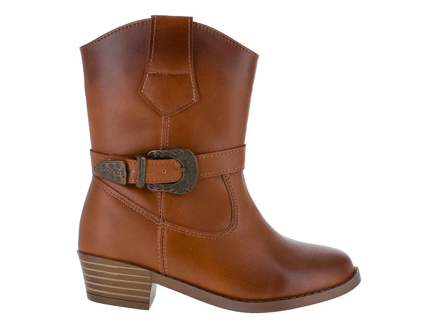 Botas Vaqueras Divitas Color Tan para Niña