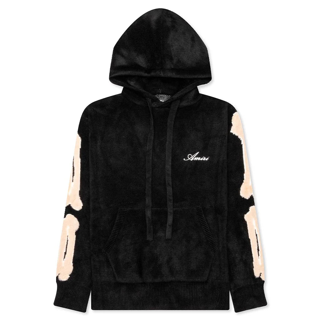 Bones Sleeves Hoodie Black