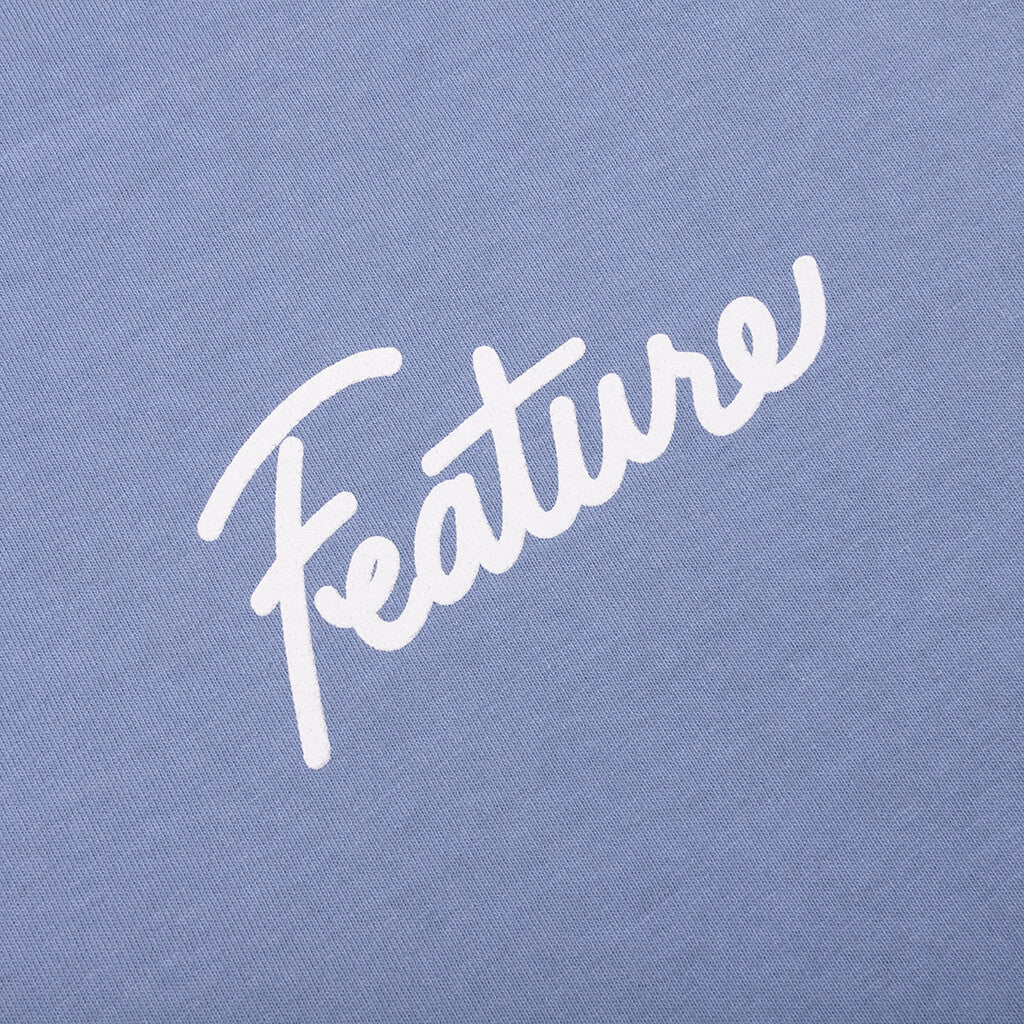 Risky Behavior Tee Blue Granite