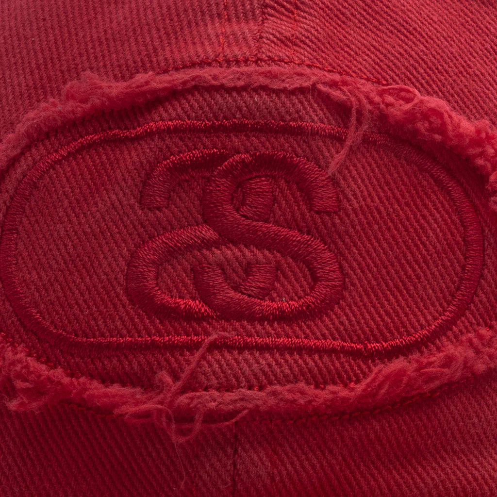Low Profile Pill Strapback Red