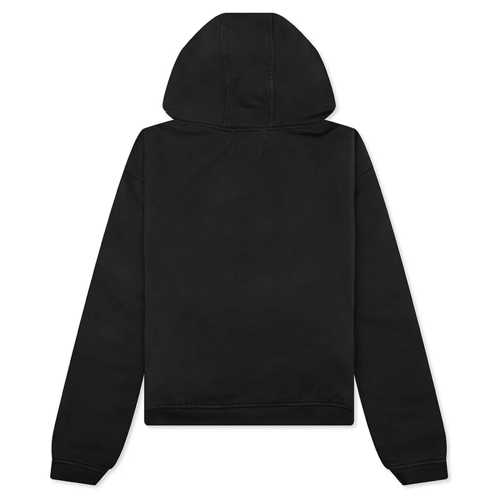 Bay of Angels Yacht Hoodie Vintage Black