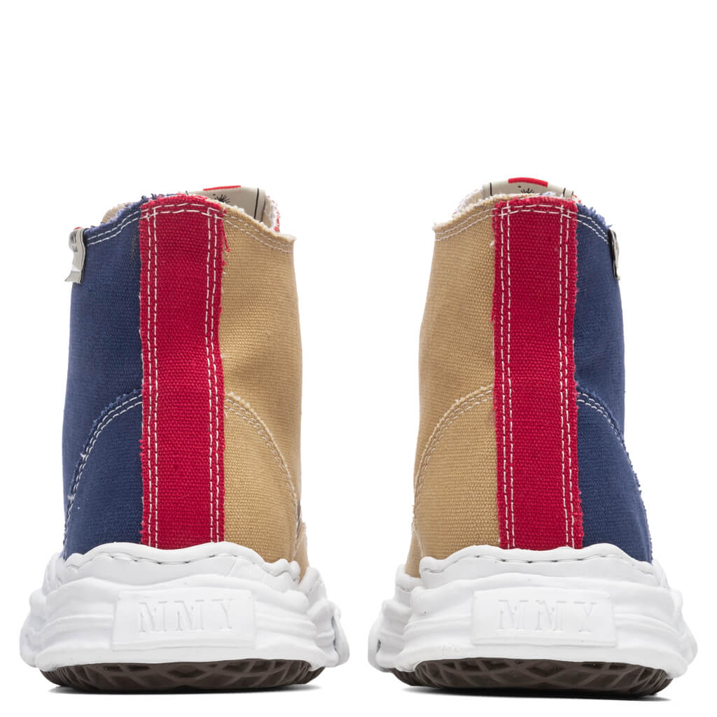 Original Sole Toe Cap Hi Sneaker Navy Beige