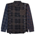 Over Dye 7 Cuts Wide Shirt Brown