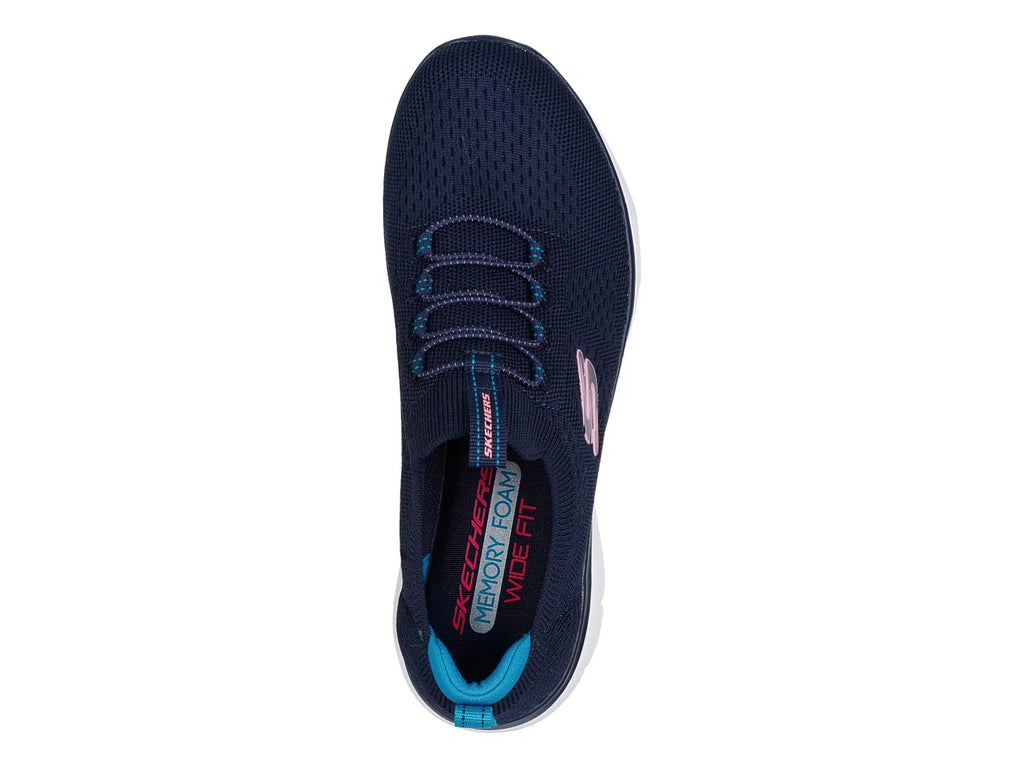 Tenis Skechers Summits Azul Marino para Mujer
