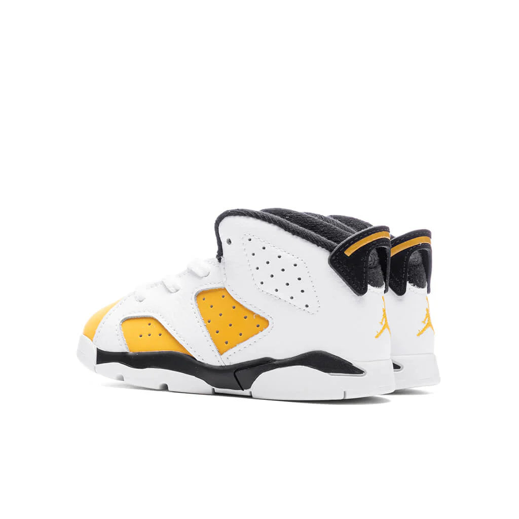 Air Jordan 6 Retro TD White Yellow Ochre Black