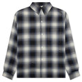 Saint Michael x Lastman Mx6 Checkered L S Buttonup Shirt Navy