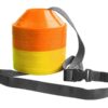 Kwikgoal Mini Disc Cone Kit 50 25 each color and strap cone carrier