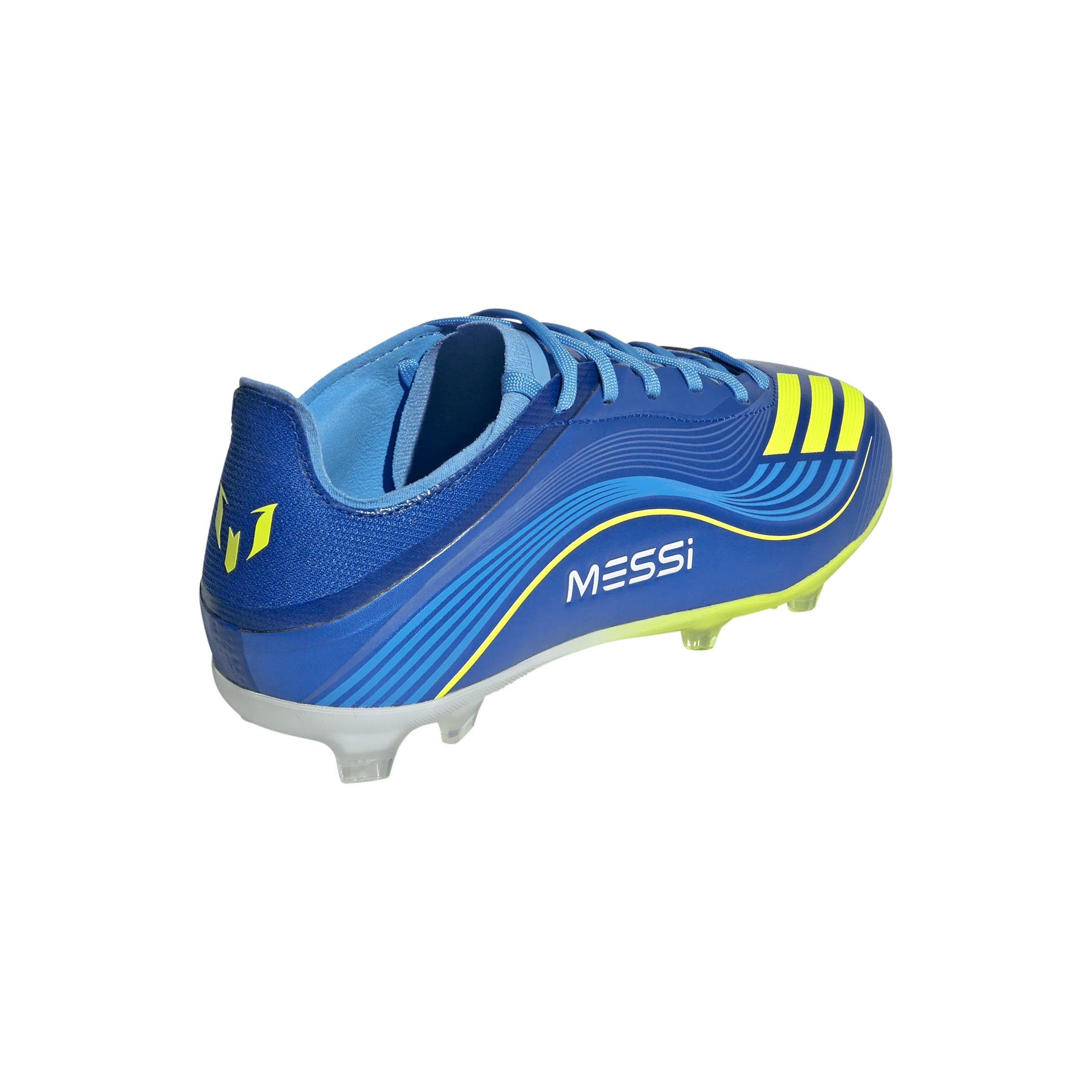 adidas F50 Messi Elite FG Youth Soccer Cleats Royal Blue Yellow Blue
