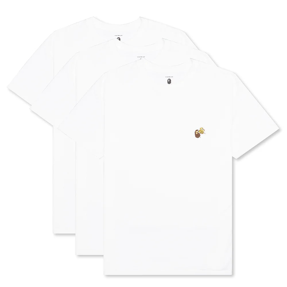 Readymade x A Bathing Ape 3PC Tees White