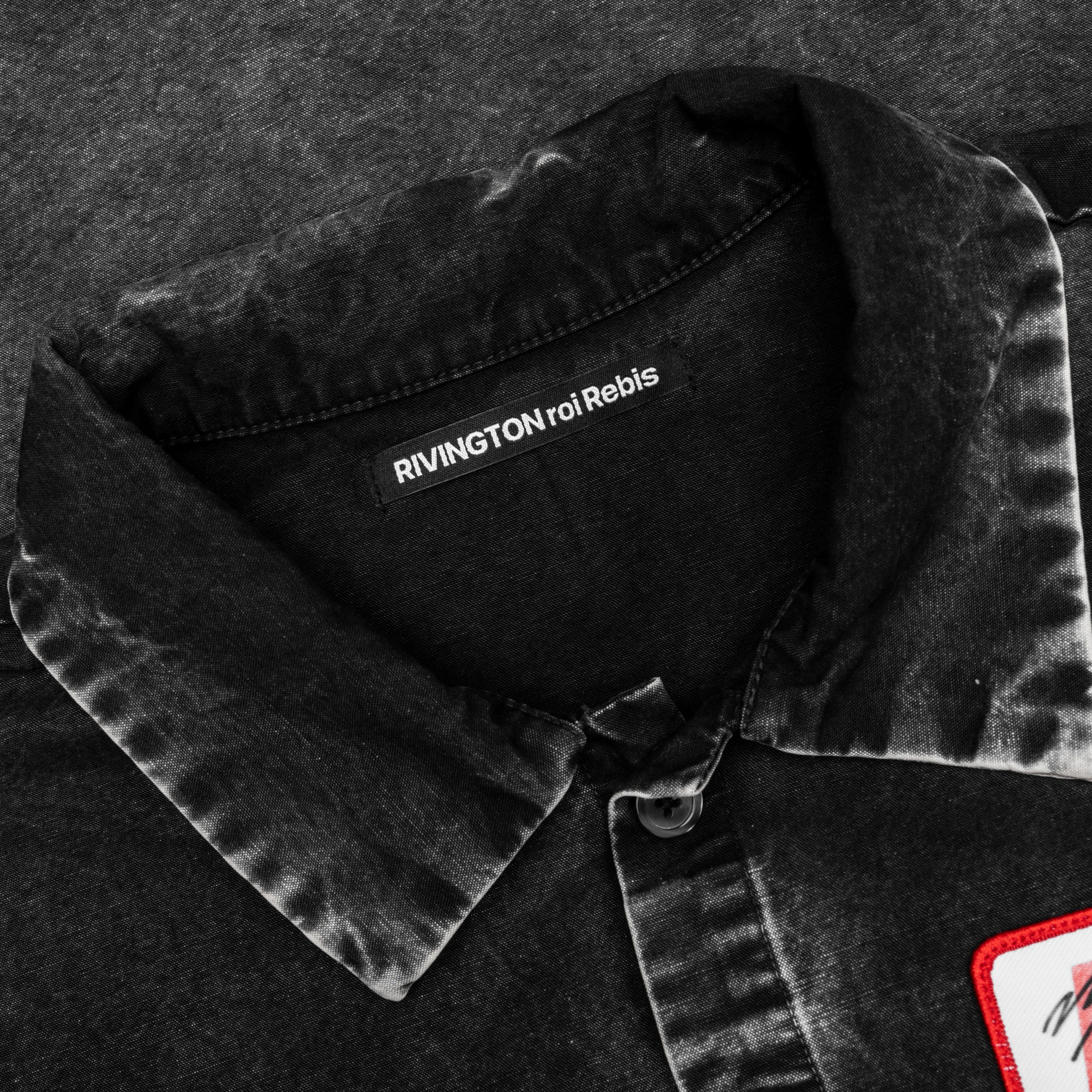 Working Man Shirt Washed Black