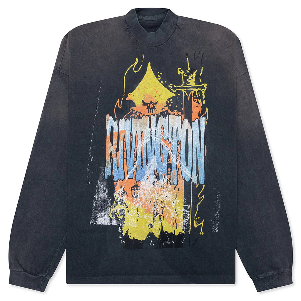 Forgive Me Vintage L S Tee Vintage Black