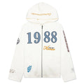 1988 Full Zip Hoodie White