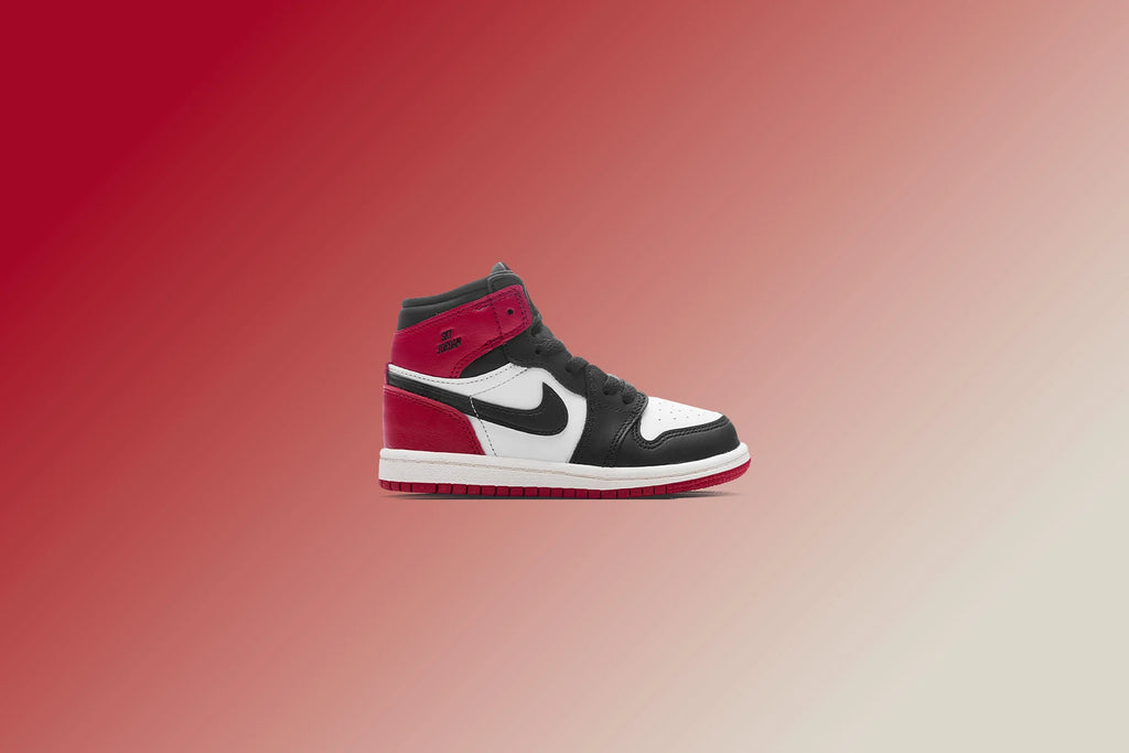 Air Jordan 1 Retro High OG Black Toe Reimagined TD White Black Varsity Red Sail