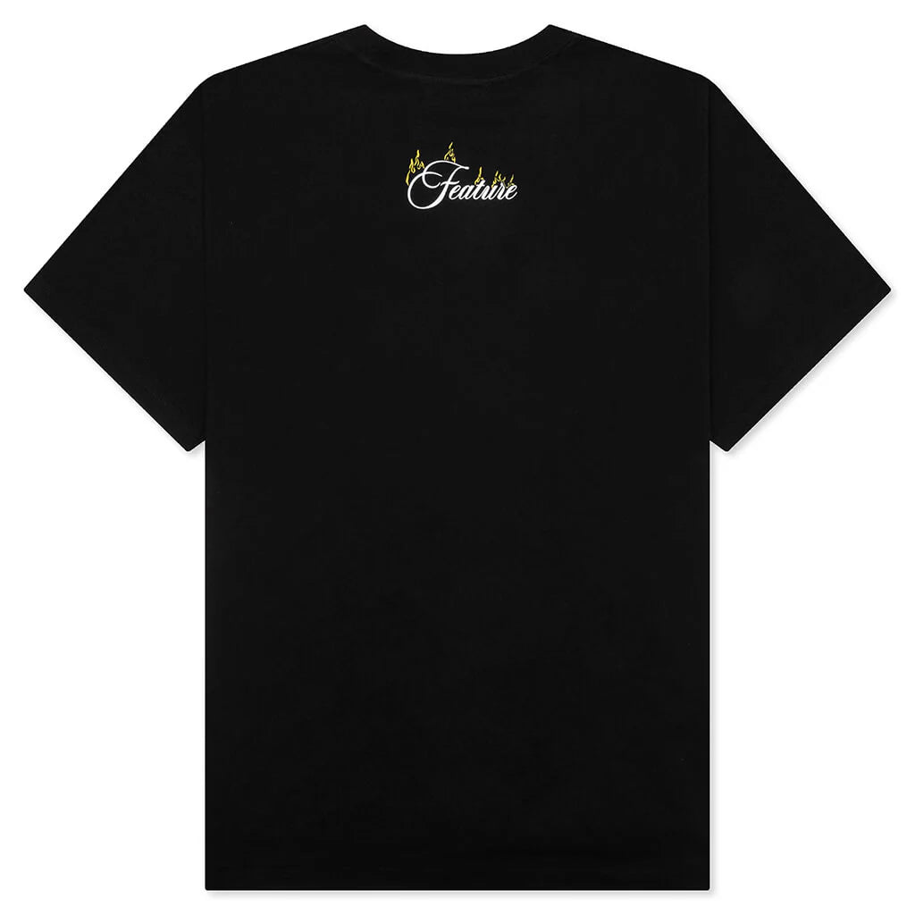 Heart Ablaze Tee Black