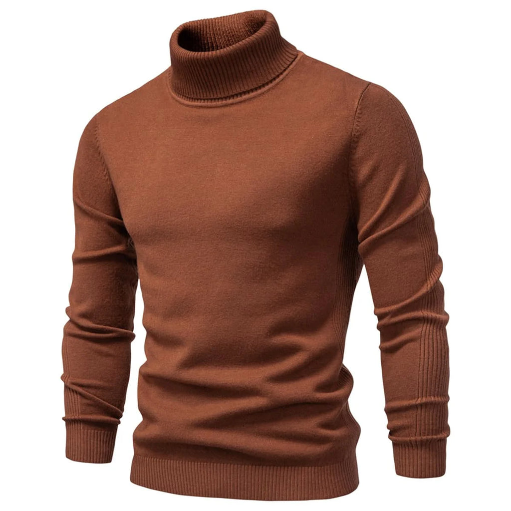 Mens Turtleneck Pullover Sweater