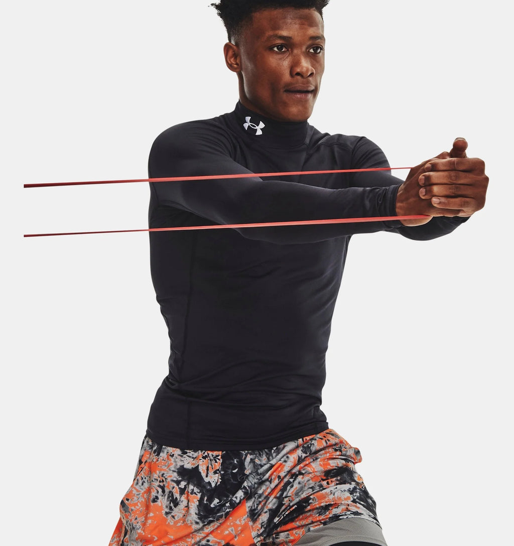 Under Armour ColdGear Mens Compression Mock Black