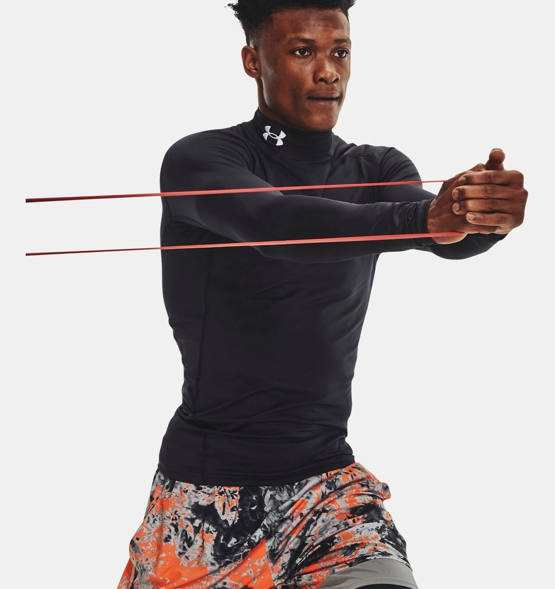 Under Armour ColdGear Mens Compression Mock Black