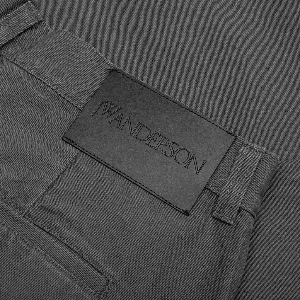 Relaxed Cargo Trousers Grey