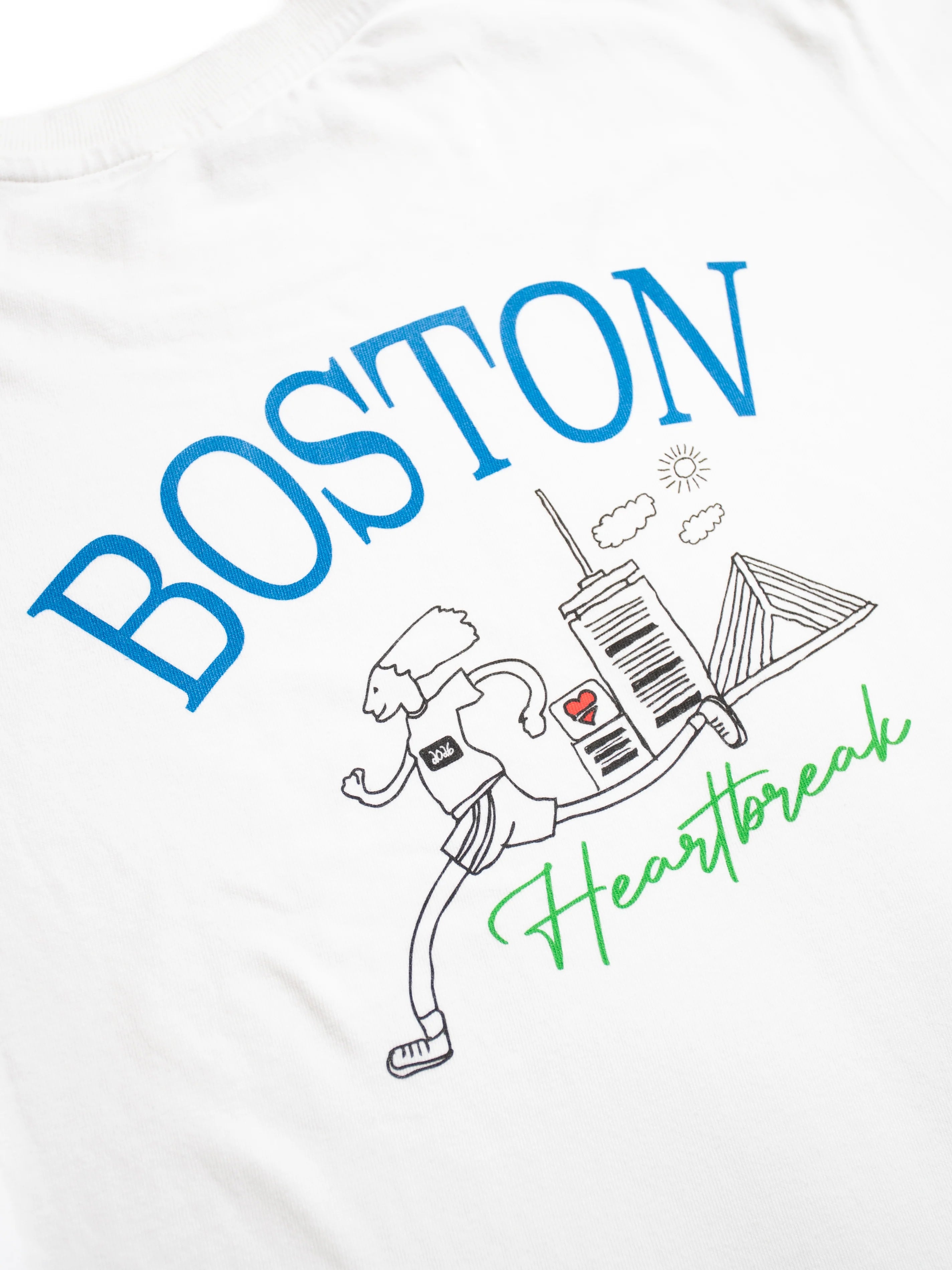 Heartbreak Boston Back Skyline Tee