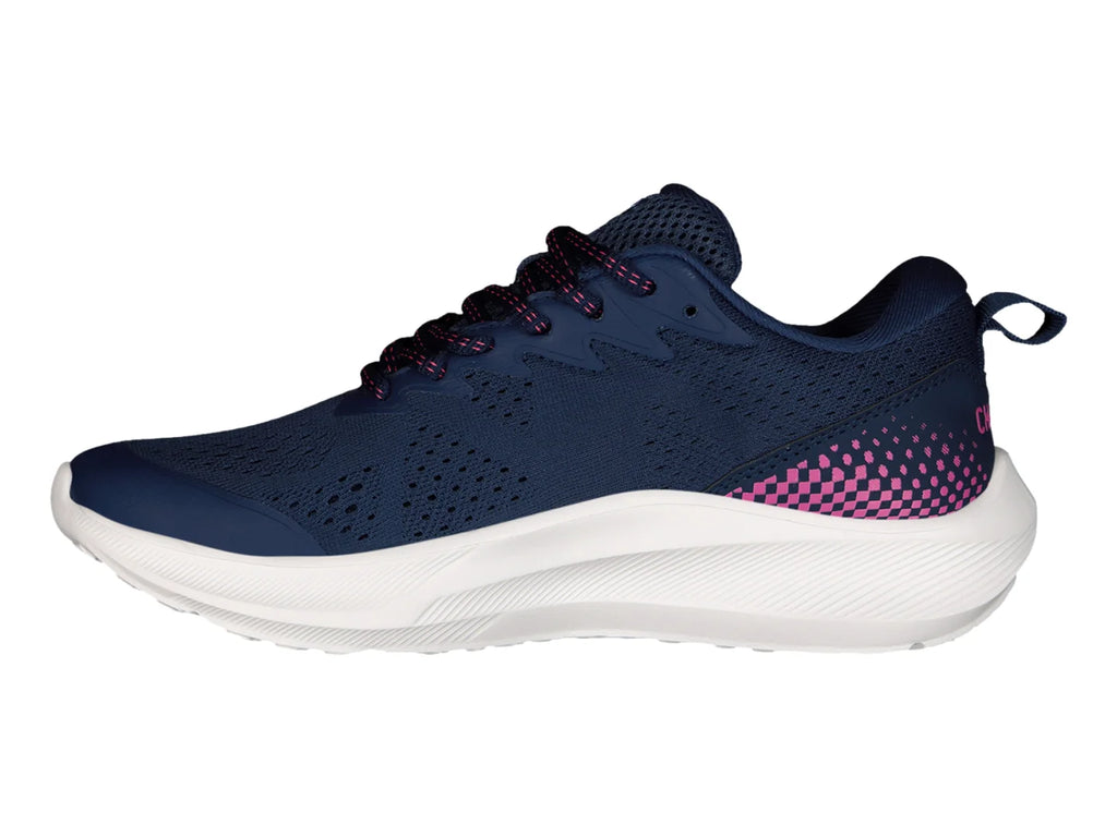 Tenis Charly Road Casual Marino y Fucsia para Mujer