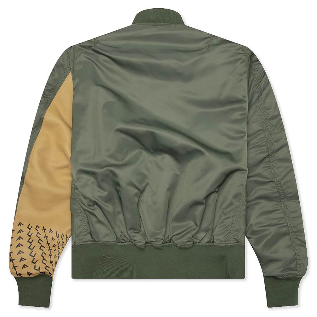 Undercover x Alpha Industries x Fragment Bomber Jacket Khaki