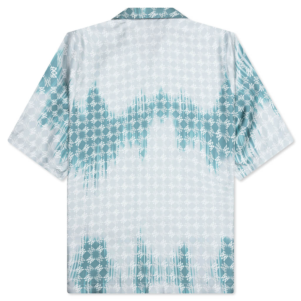 MA Quad Bleached Camp Shirt Marine