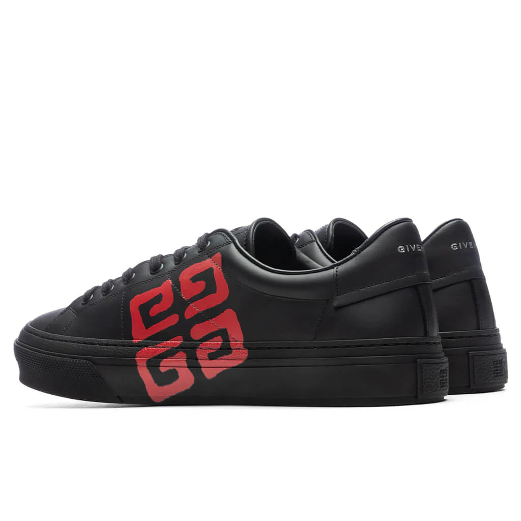 City Sport 4G Sneakers Black Dark Orange