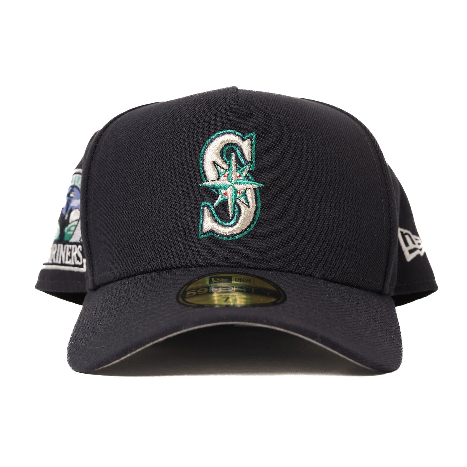Seattle Mariners New Era A Frame 59FORTY Fitted Hat Navy