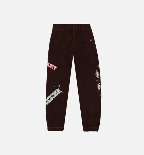 No Vacancy Fleece Jogger Mens Pant Brown