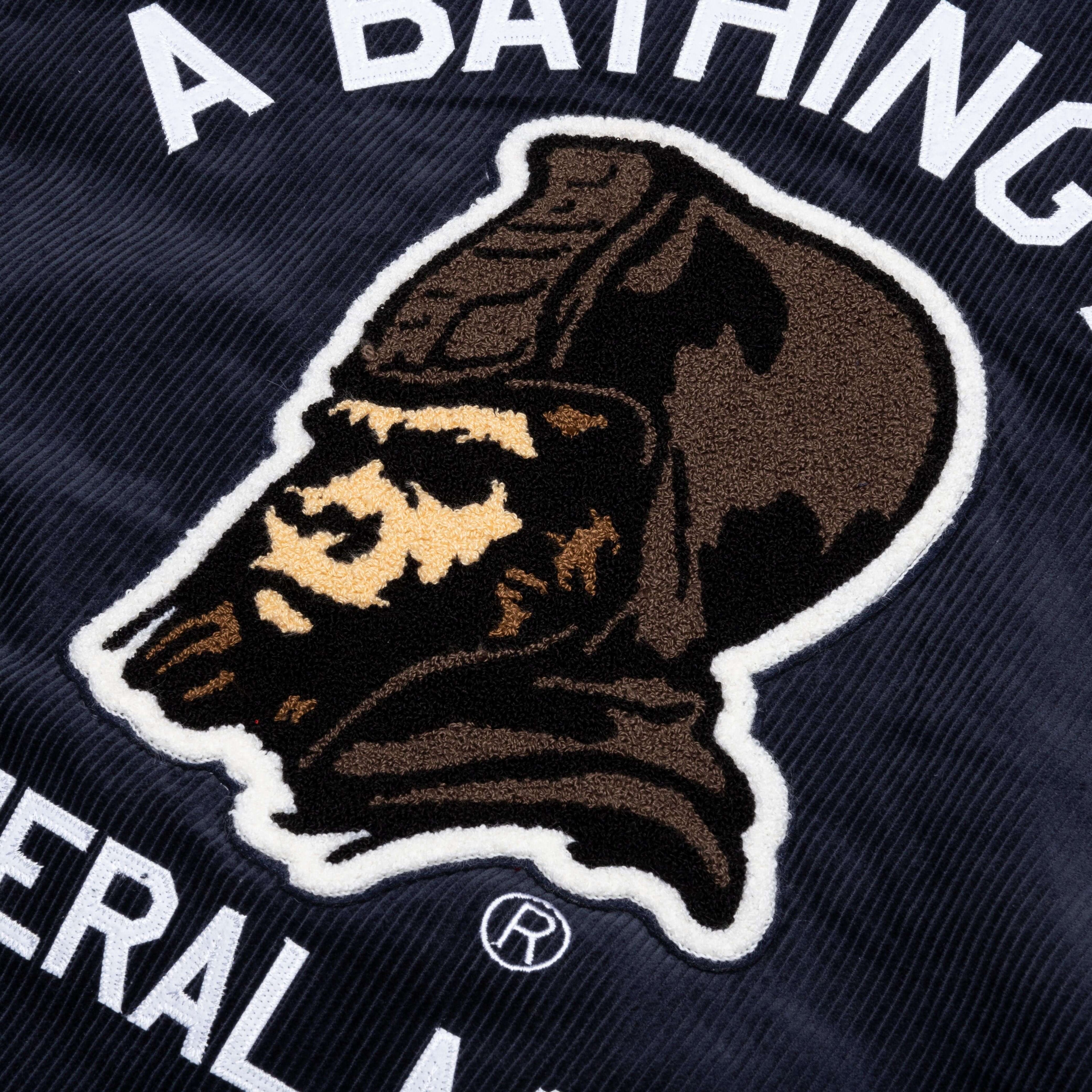 General Corduroy Varsity Jacket Navy