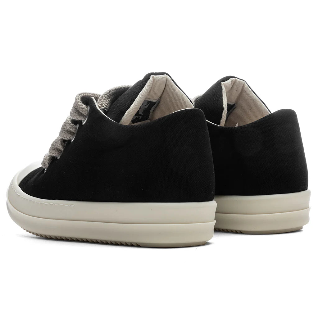 Jumbo Lace Puffer Low Sneaks Black Milk