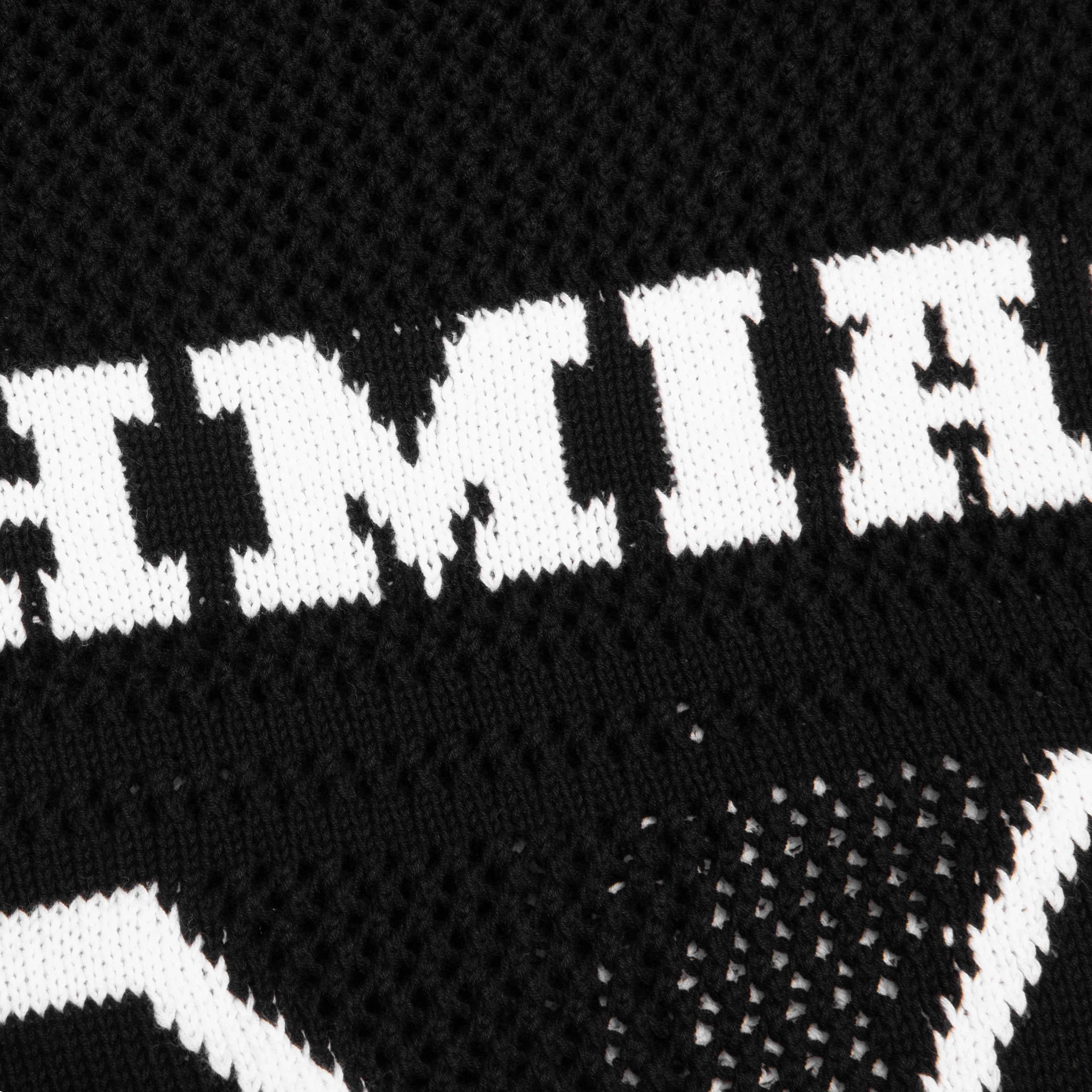 Knit 24 Football Shirt Black