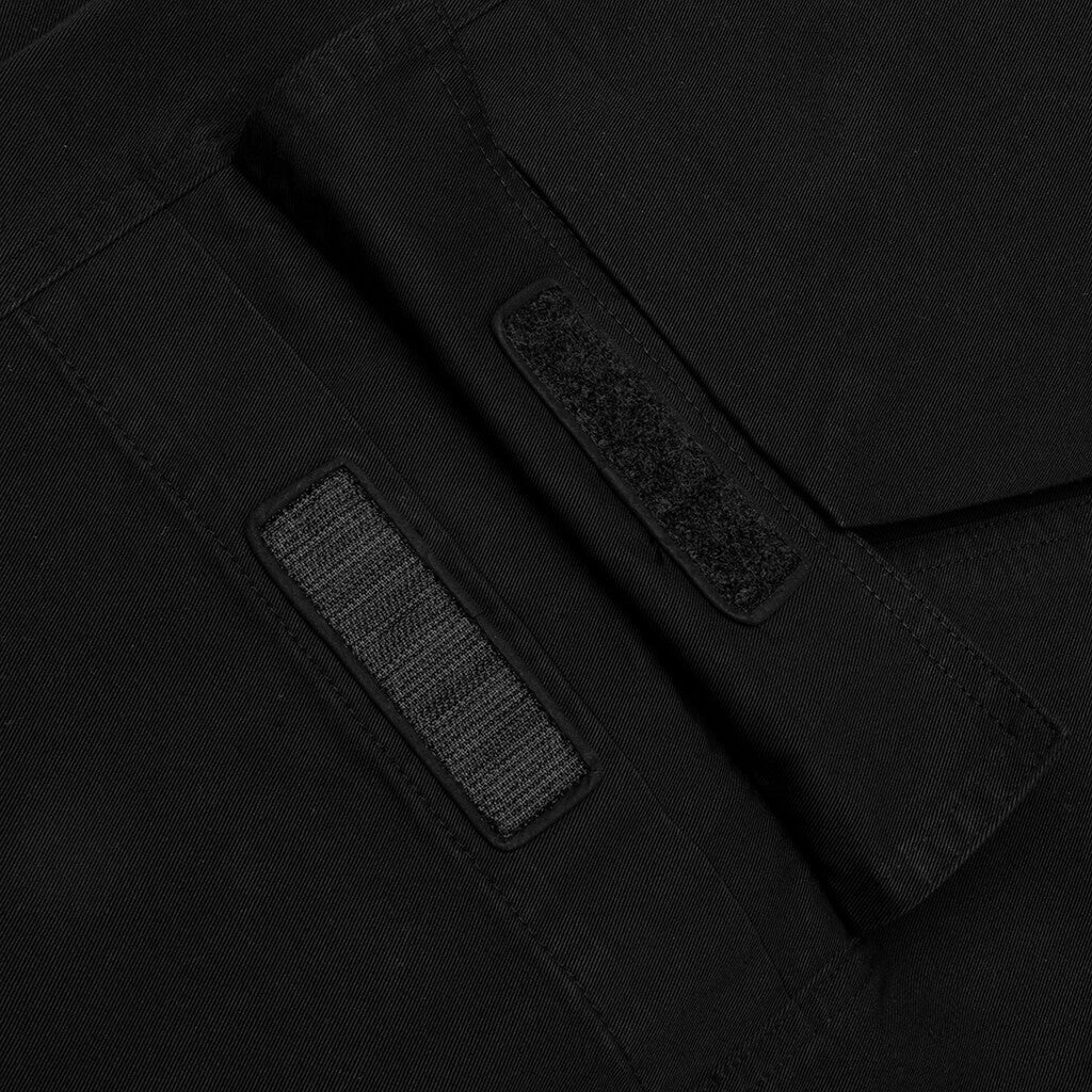 Double Cargo Jumbo Belas Pants Black