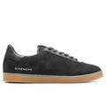 Town Nubuck and Leather Sneakers Black