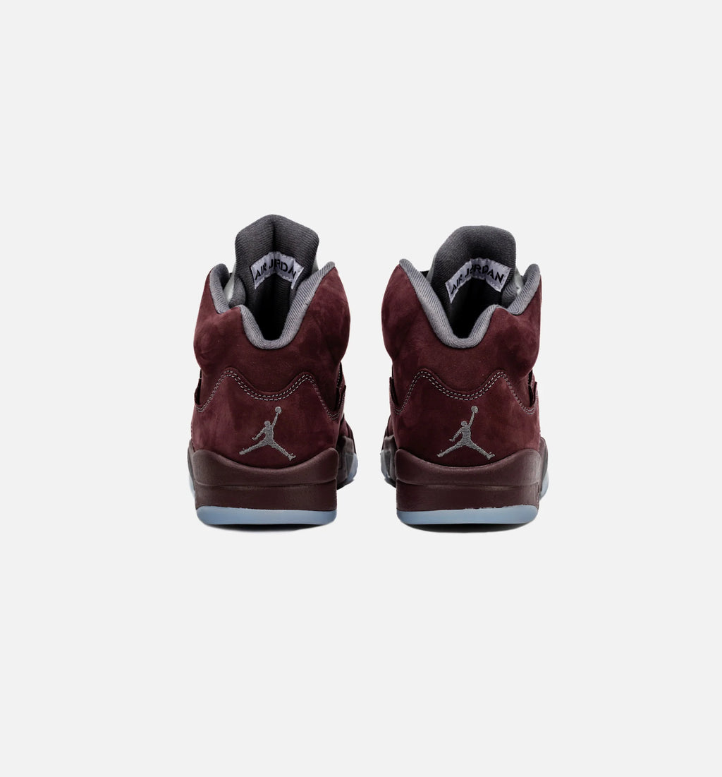 Air Jordan 5 Retro Burgundy Mens Lifestyle Shoe Burgundy Free Shipping