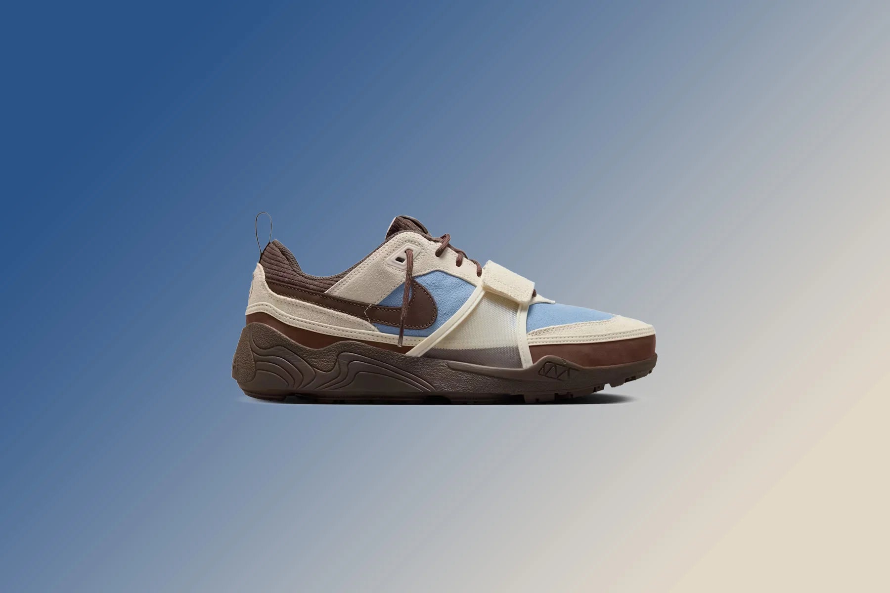 Nike x Travis Scott Zoom Field Jaxx Leche Blue Baroque Brown Pale Ivory