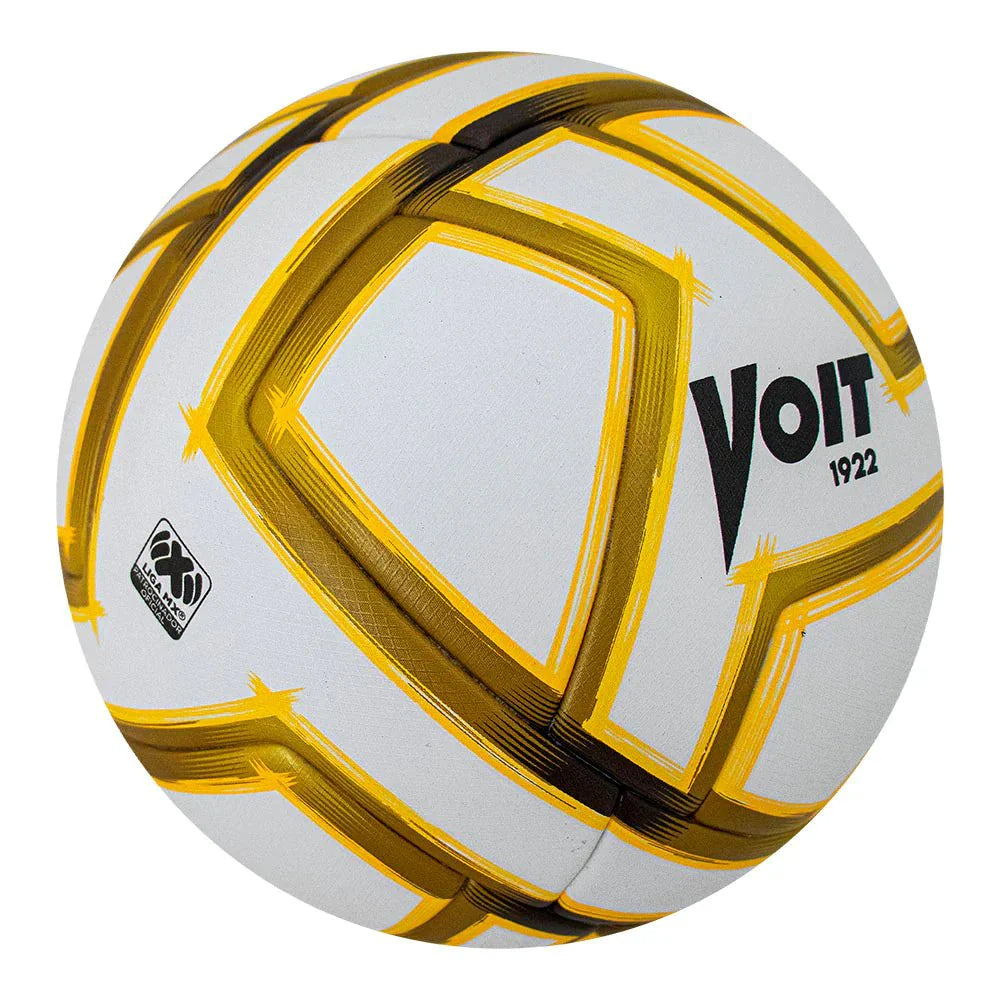 Voit Pro FIFA Liguilla Apertura Liga MX Official Match Soccer Ball 2022 White Gold