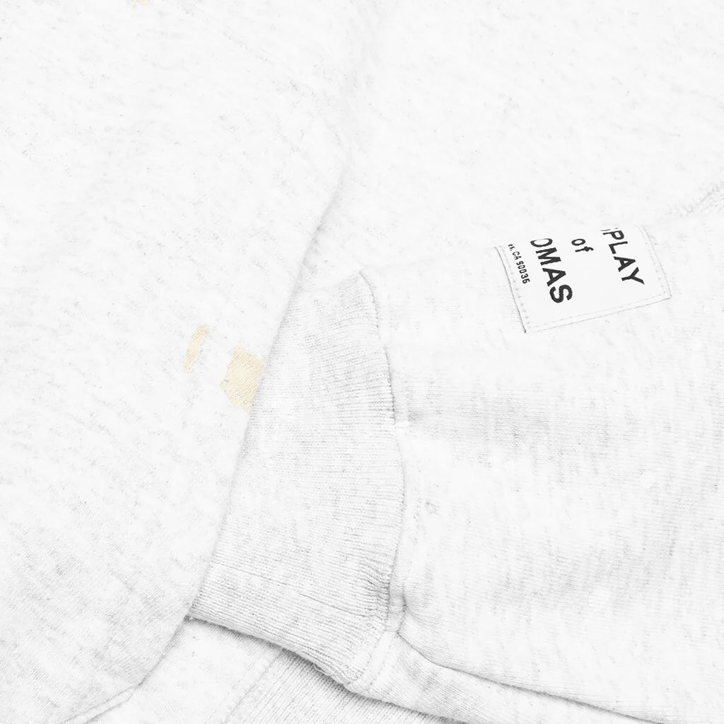 GD Paint Logo Hoodie Light Heather Grey
