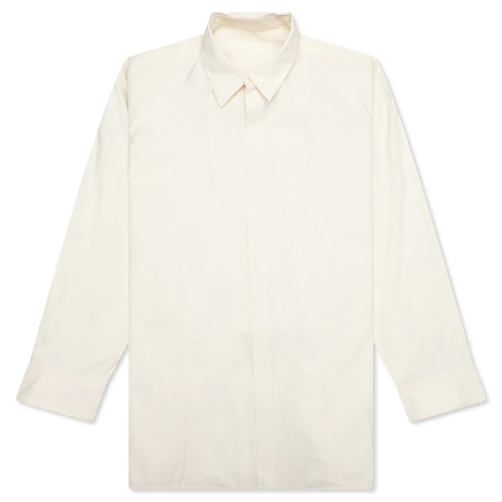 Layered Jewel Detail Shirt Coconut